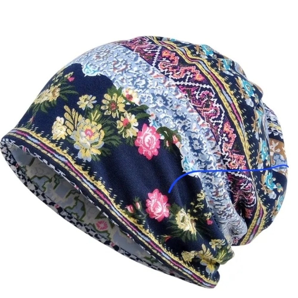 Bohemian Floral Headscarf